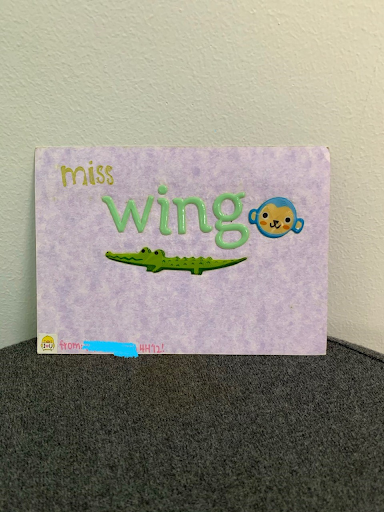 Picture 1 of Card from Social Studies Student Veron